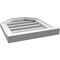 Ekena Millwork Octagonal Top Surface Mount PVC Gable Vent w/ 2"W x 2"P Brickmould Sill Frame, 16"W x 18"H GVPOT16X1803SF - alternate 5